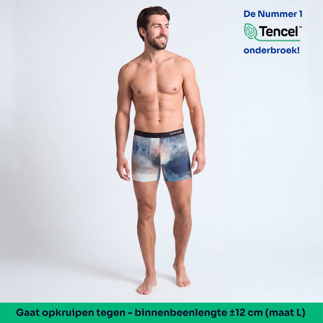Men's Comfort Boxer Briefs 2.0 TENCEL™ 3-Pack - Dynamic Squares