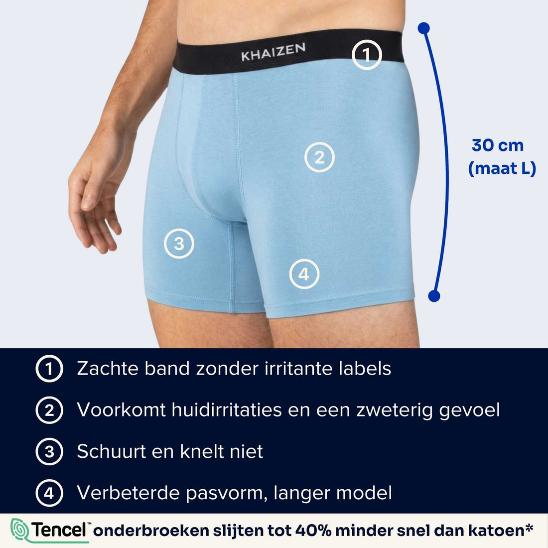 Men's Comfort Boxer Briefs 2.0 TENCEL™ 6-Pack Mix